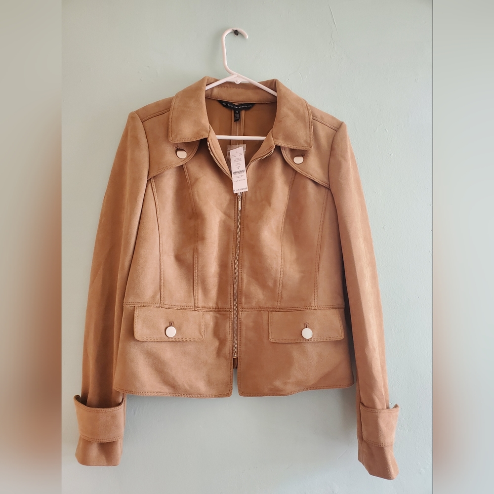 White House Black Market Ultra Suede Jacket